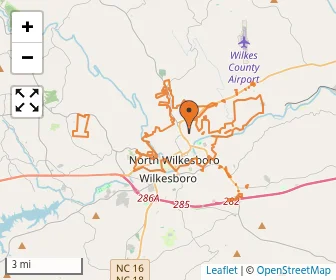 Area schools map